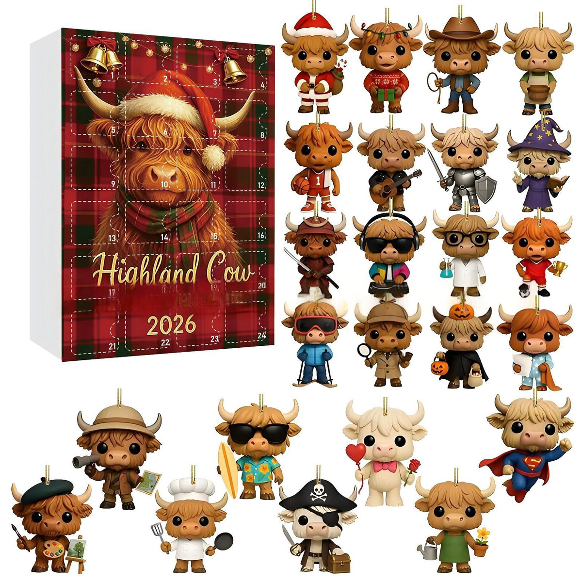 3D Highland Cow Adventskalender – Bild 10 | LuxeStyle