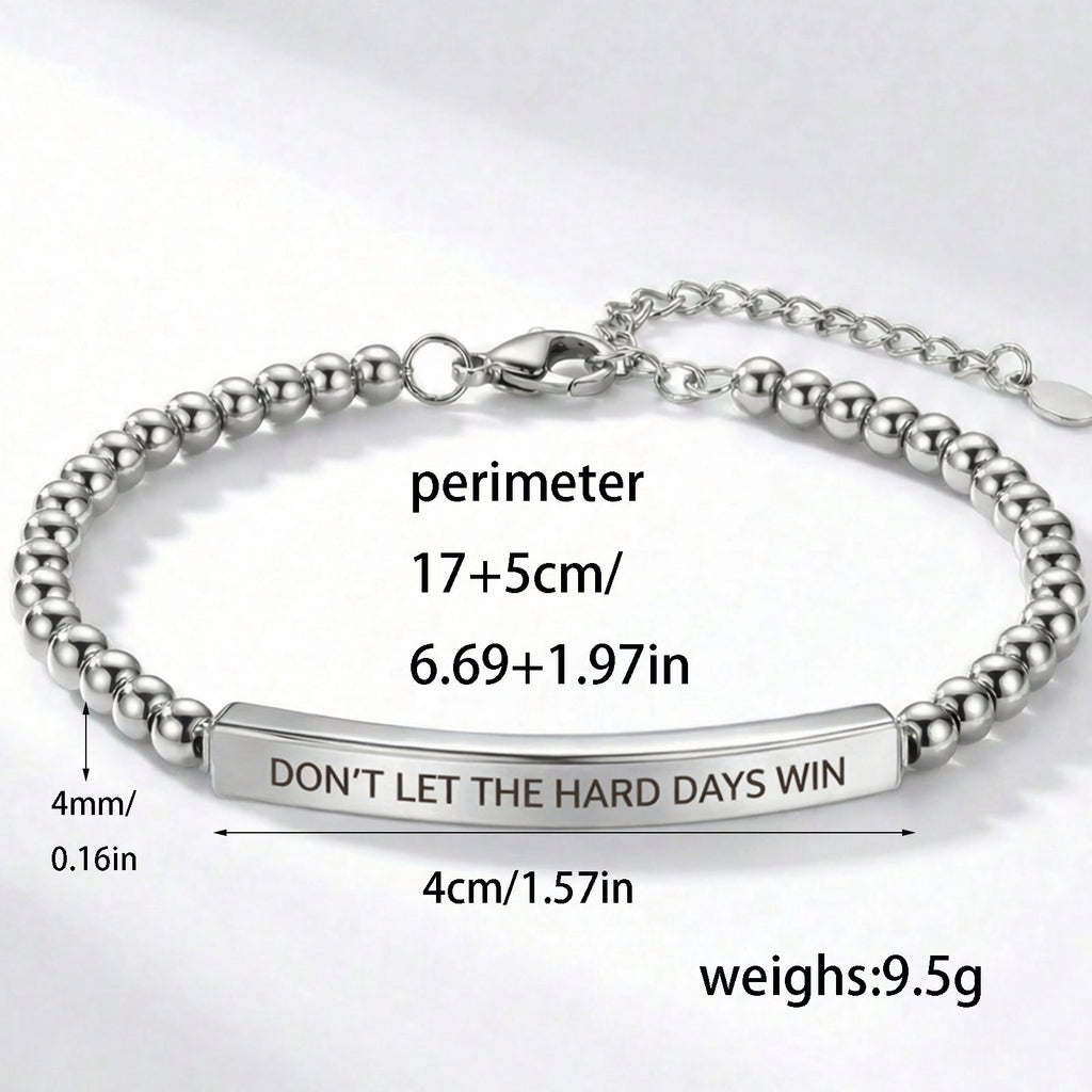 Geometrischer Edelstahl-Armband
