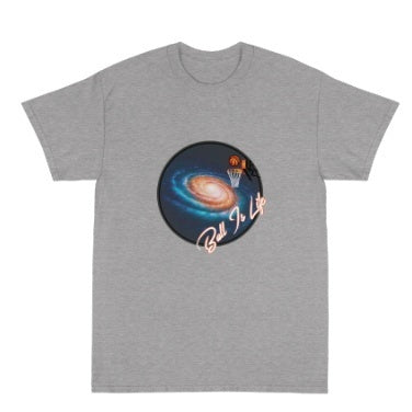 Graues T-Shirt mit Print