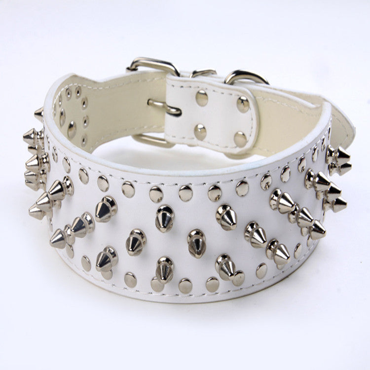 Halsband für mittelgrosse bis grosse Hunde mit Nieten – Bild 5 | LuxeStyle