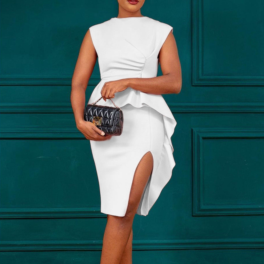 Sommerkleid mit gefälteter Rockschürze – Bild 7 | LuxeStyle