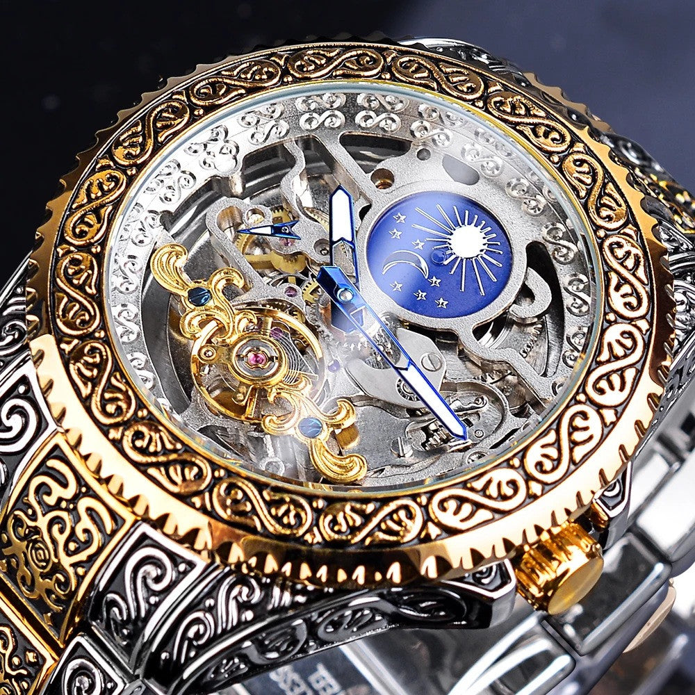 Mechanische Herrenuhr im Retro-Design – Bild 3 | LuxeStyle
