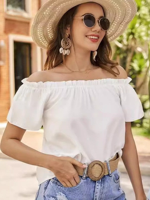 Off-Shoulder T-Shirt für den Sommer