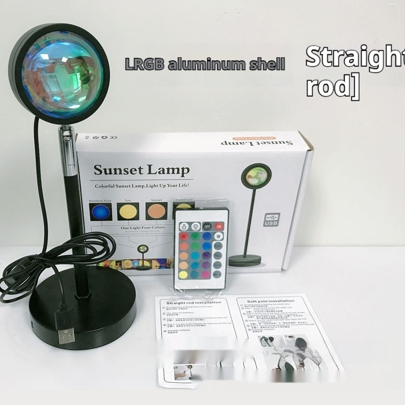 Sonnenuntergang-Projektionslampe mit 4 Lichtmodi und verstellbarem Win