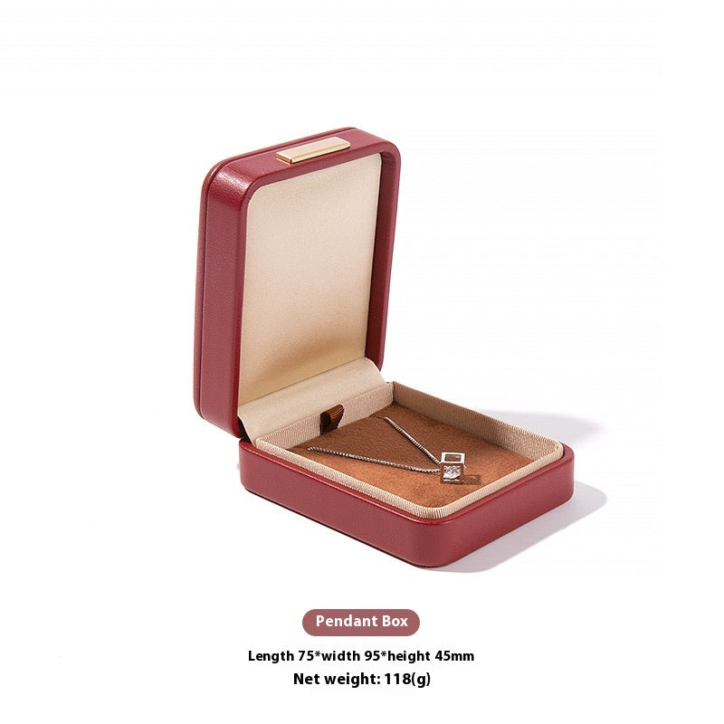 Schmuckbox aus PU-Leder, abgerundete Ecken – Bild 2 | LuxeStyle