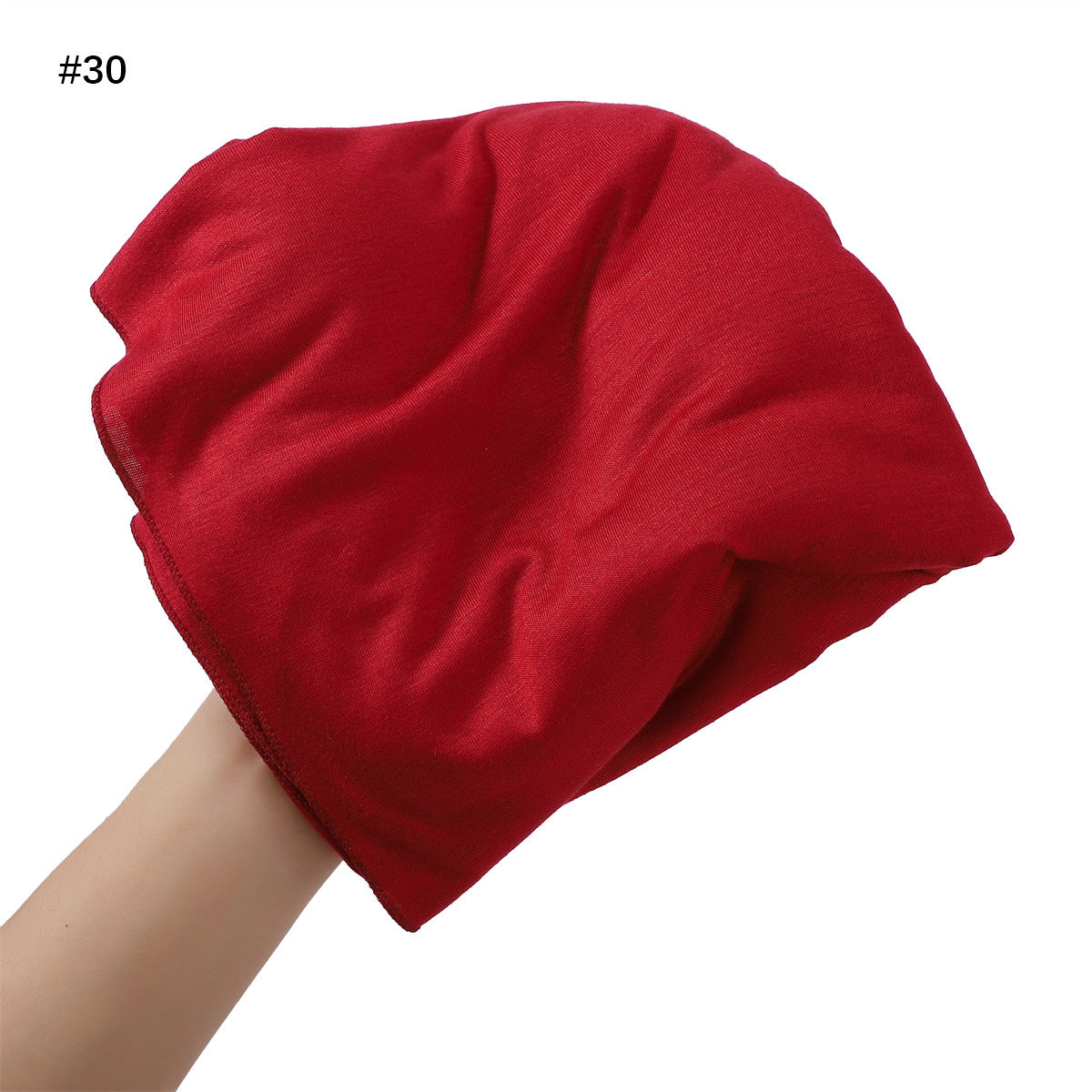 Unifarbener Kopftuch-Turban aus Modal – Bild 20 | LuxeStyle