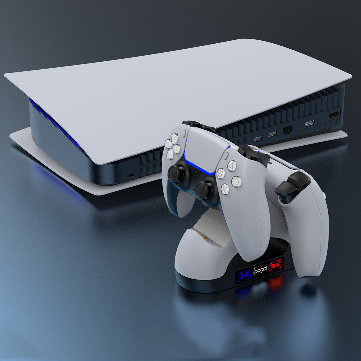 PS5 Controller Ladestation für zwei Gamepads