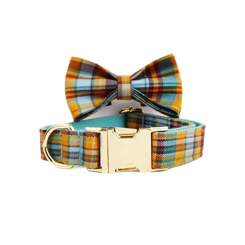 Halsband oder Leine mit grünem Karomuster – Bild 14 | LuxeStyle
