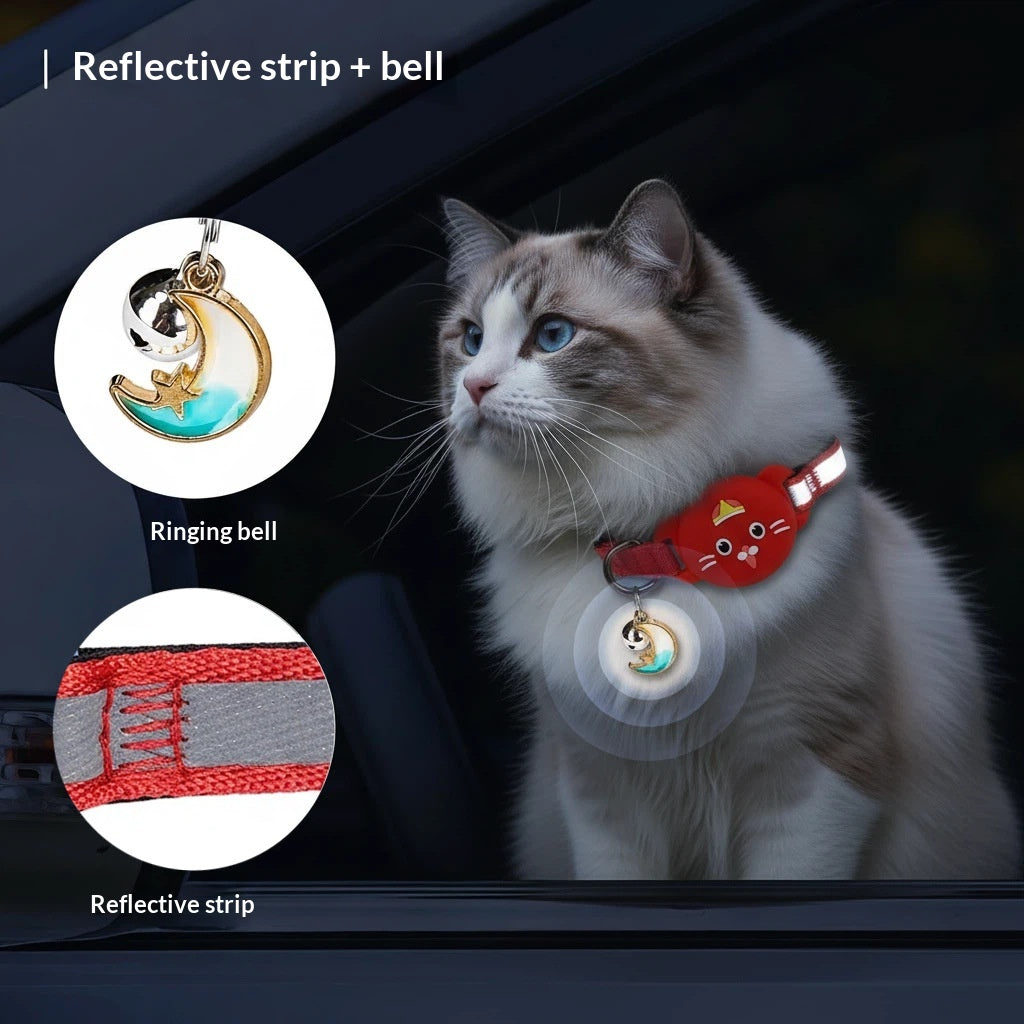 Reflektierendes Hundehalsband mit Cartoon-Muster