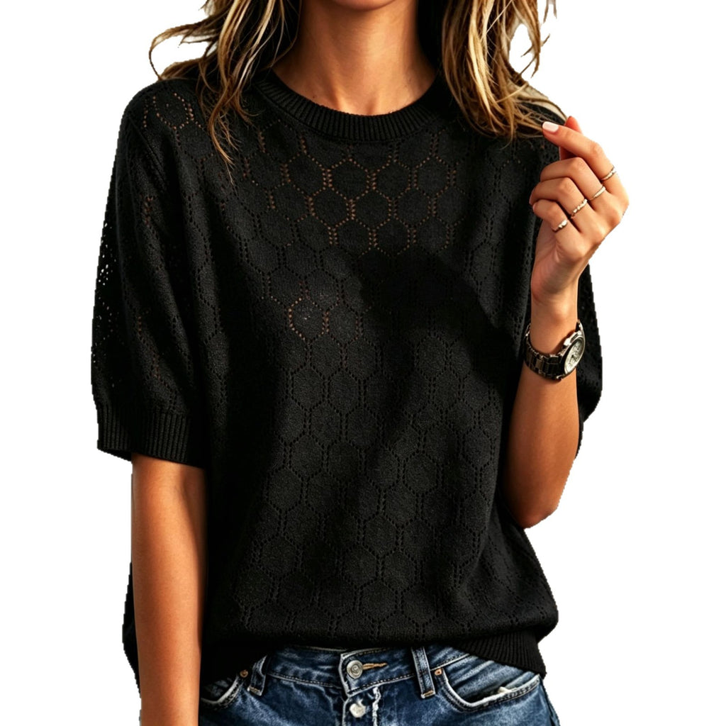 Springautumn Pullover mit Aushöhlungen