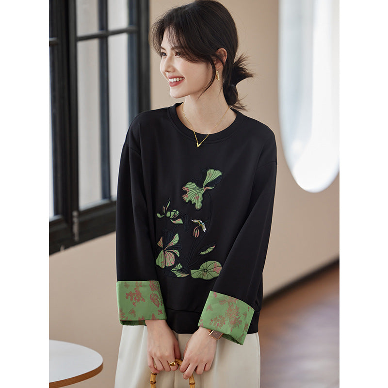 Sweatshirt im neuen chinesischen Stil