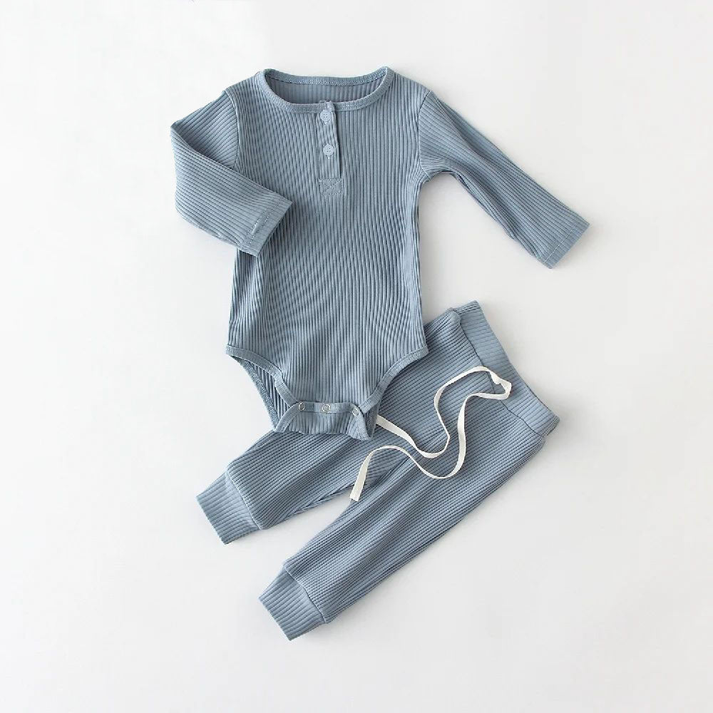 Corduroy Baby Set Striped 2-Teilig – Bild 5 | LuxeStyle
