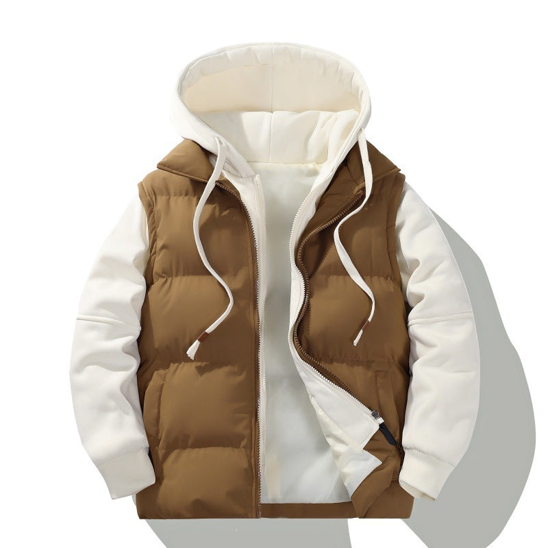 Gefütterte Jacke mit Kapuze für Herren – Bild 8 | LuxeStyle