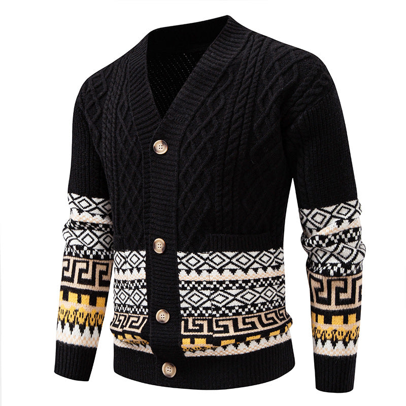 Herren Strickjacke Korean Style