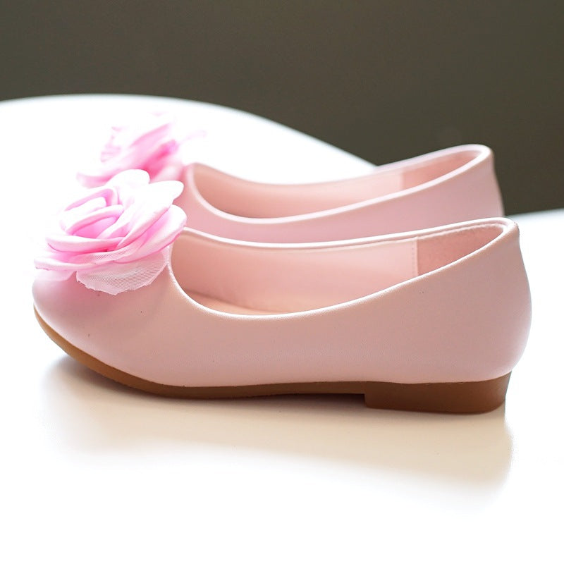 Mädchen-Lauflernschuhe mit Blumenmotiv