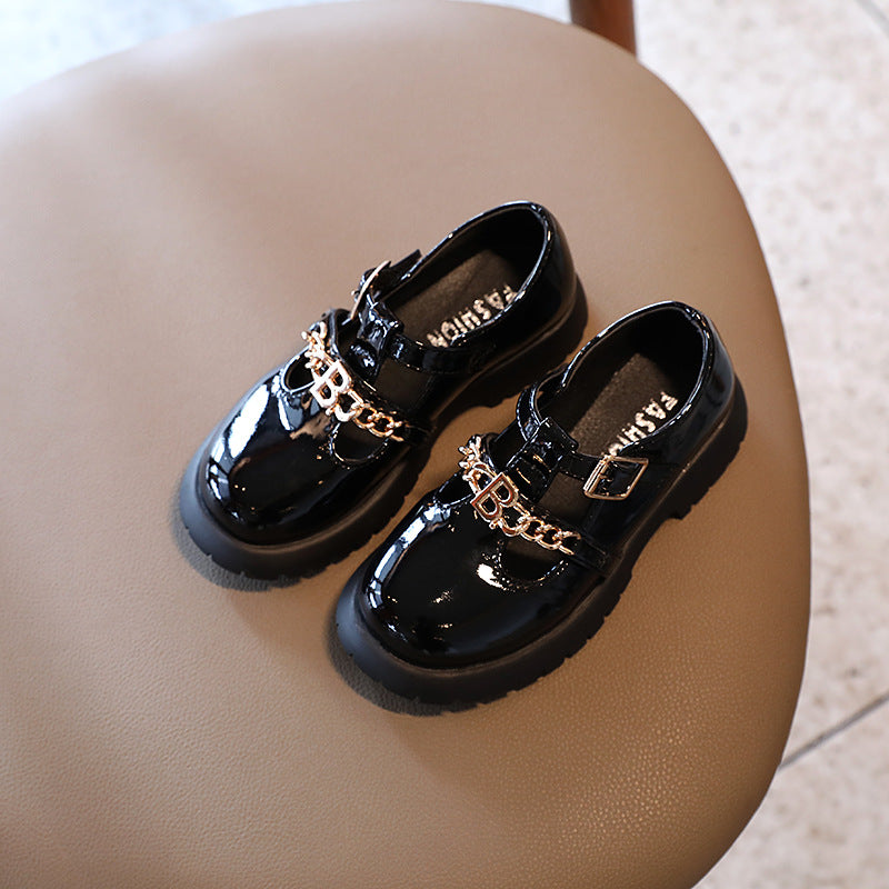 Retro-Ketten-Lederschuhe für Kinder – Bild 8 | LuxeStyle