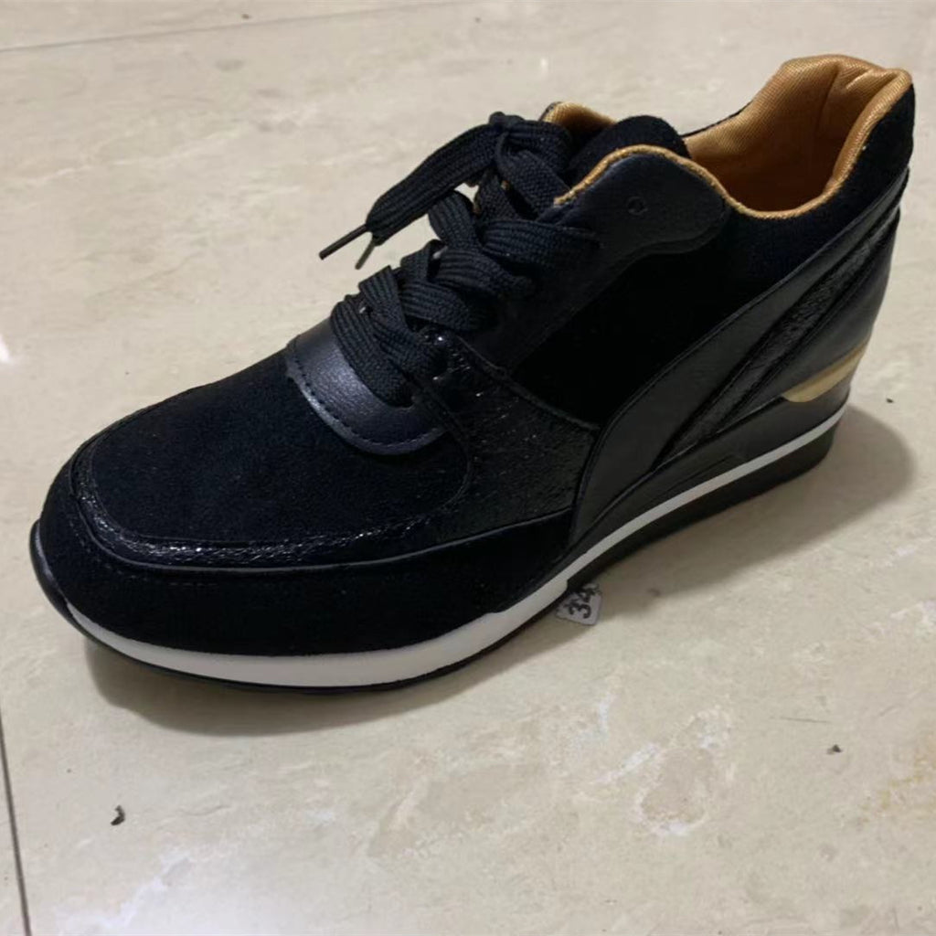 Damen Plateau-Sneakers mit Pailletten
