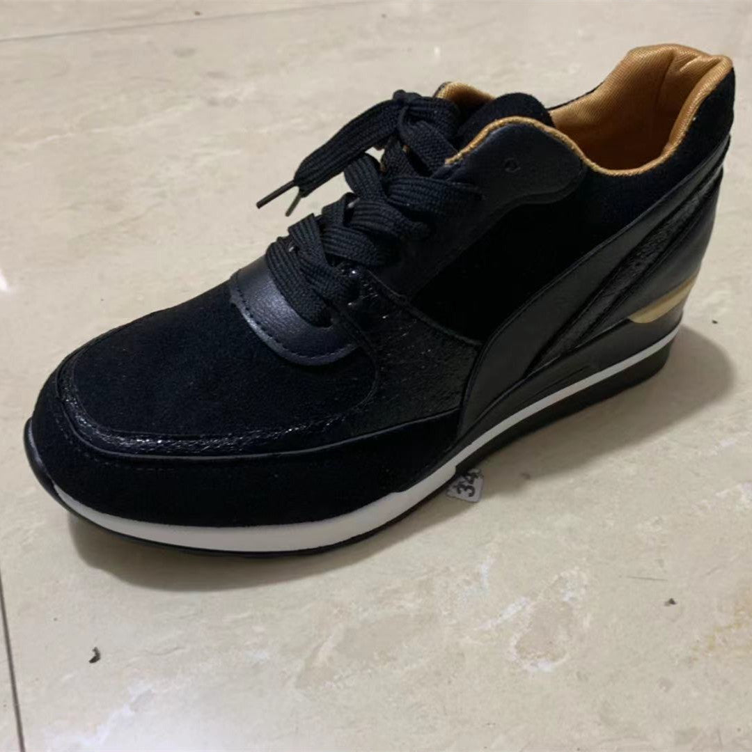 Damen Plateau-Sneakers mit Pailletten