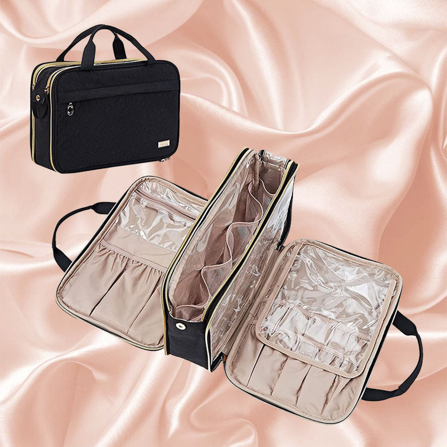 Waschbeutel mit wasserdichtem Innenraum – Bild 4 | LuxeStyle