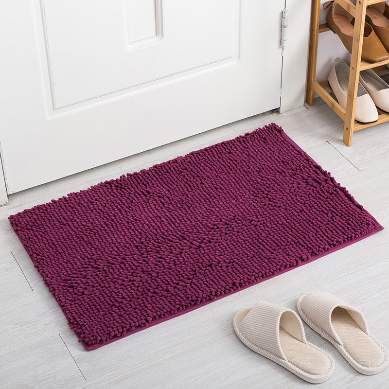 Chenille Fussmatte – saugstark & rutschfest