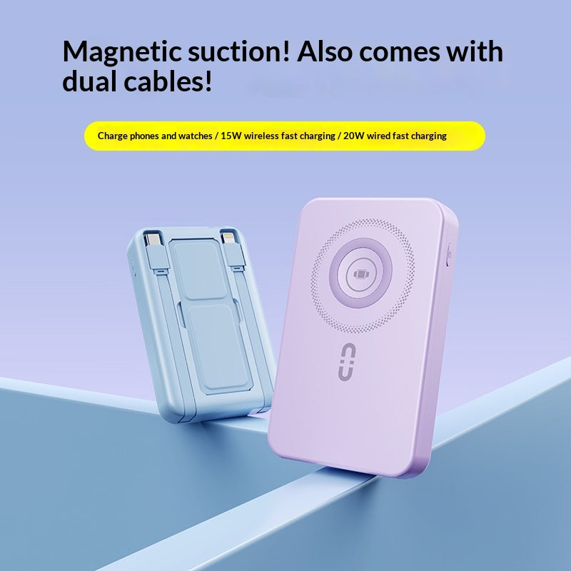 Magnetisches kabelloses Ladegerät mit Dual-Coil Ständer