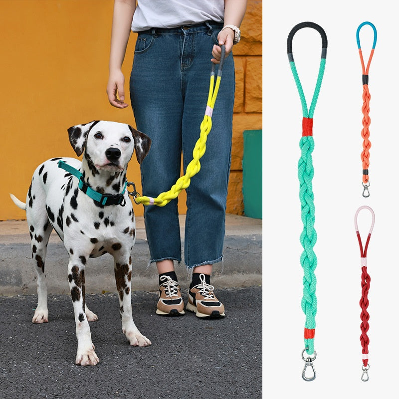Gelbes Hundehalfter aus Polyesterfaser