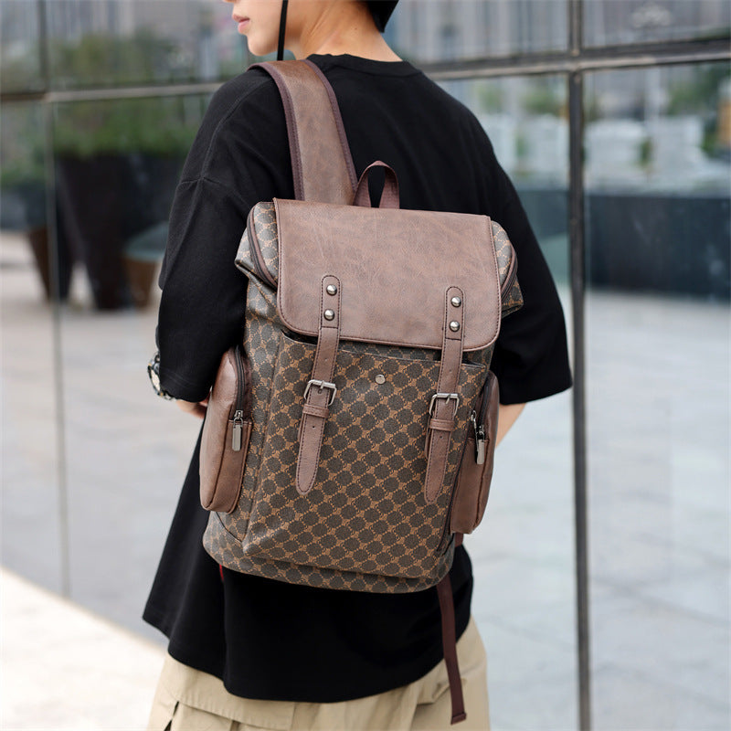 Trendiger Leder-Rucksack mit grossem Volumen – Bild 5 | LuxeStyle