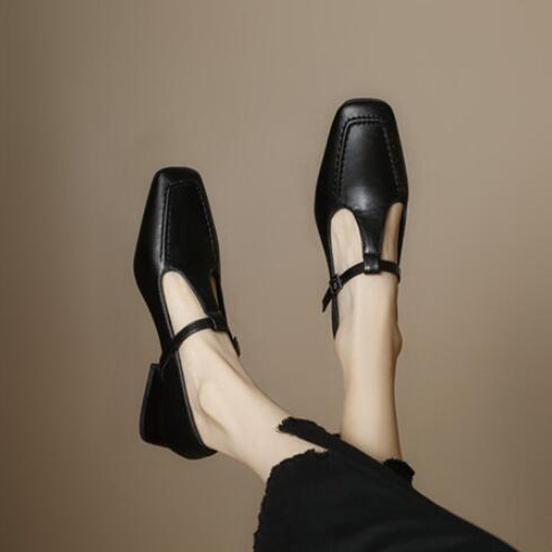Mary Jane Schuhe mit Chunky Absatz