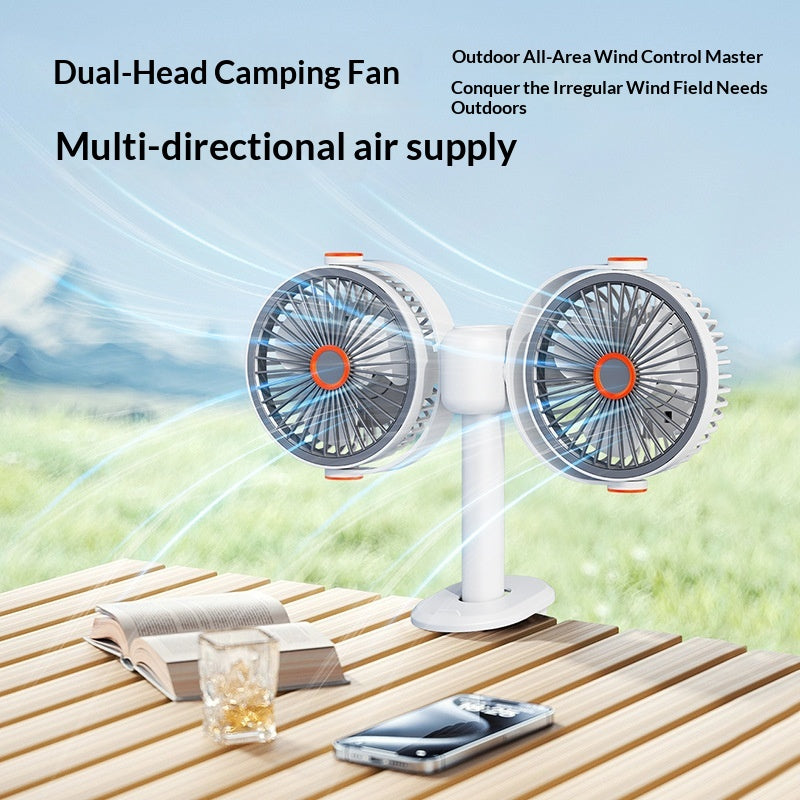 USB-Tischventilator mit Doppelrotor
