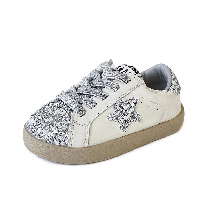Baby Lauflernschuhe mit Pailletten