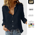 Elegantes Langarmshirt mit Knopfleiste – Bild 1 | LuxeStyle