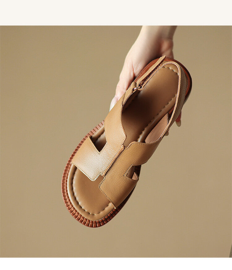 Luftige Sandalen aus Schafleder – Bild 7 | LuxeStyle