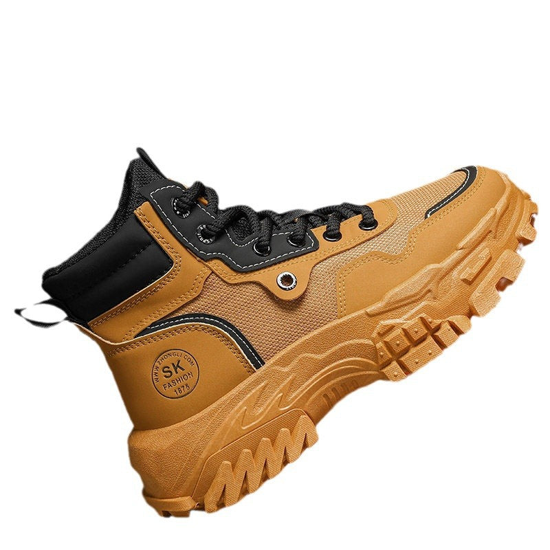 Atmungsaktive Vintage-Work Boots