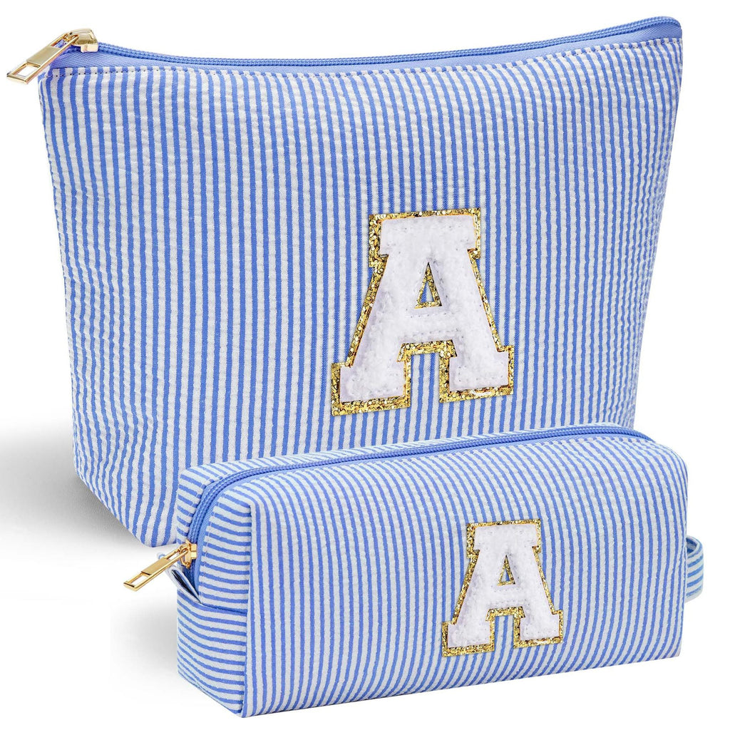 Bestickte Make-up-Tasche mit Buchstaben – Bild 5 | LuxeStyle
