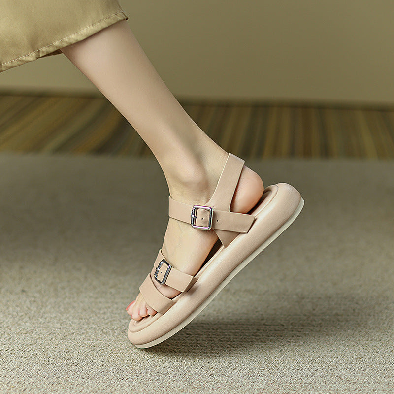 Sandalen mit Riemchen und Plattform – Bild 5 | LuxeStyle