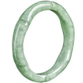 Jadestein Ring mit Bambus-Knoten Design