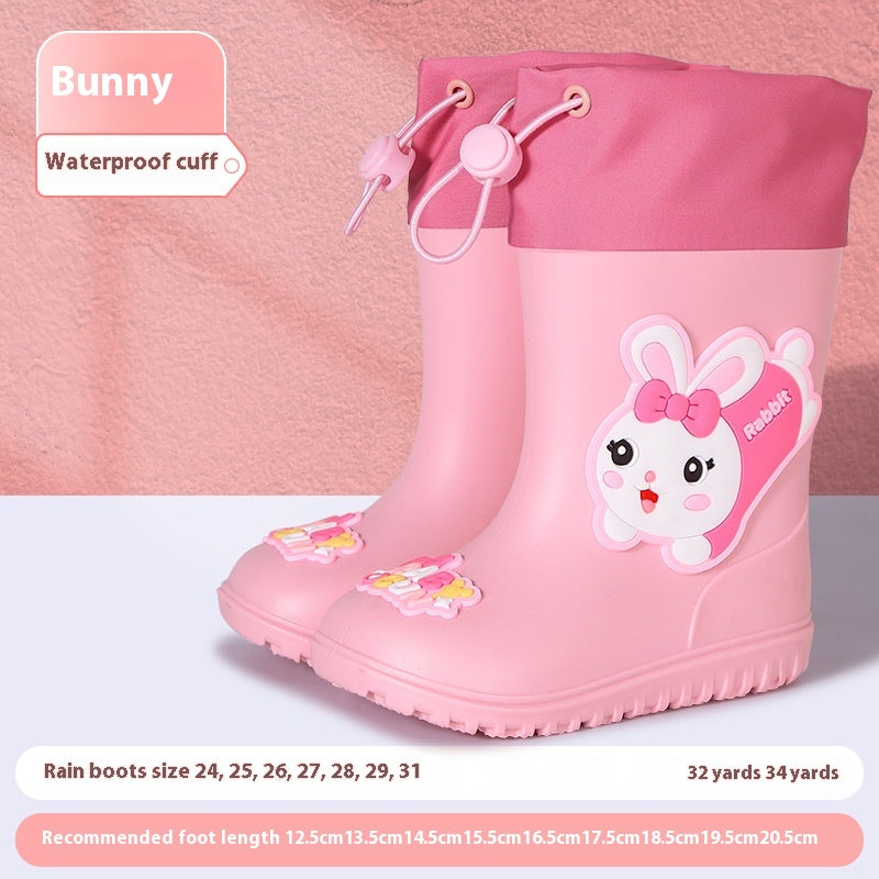 Niedliche Cartoon-Regenstiefel für Kinder