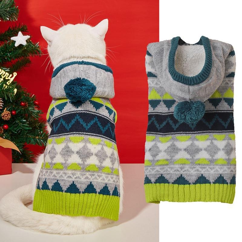Haustierpullover mit Rautenmuster – Bild 6 | LuxeStyle
