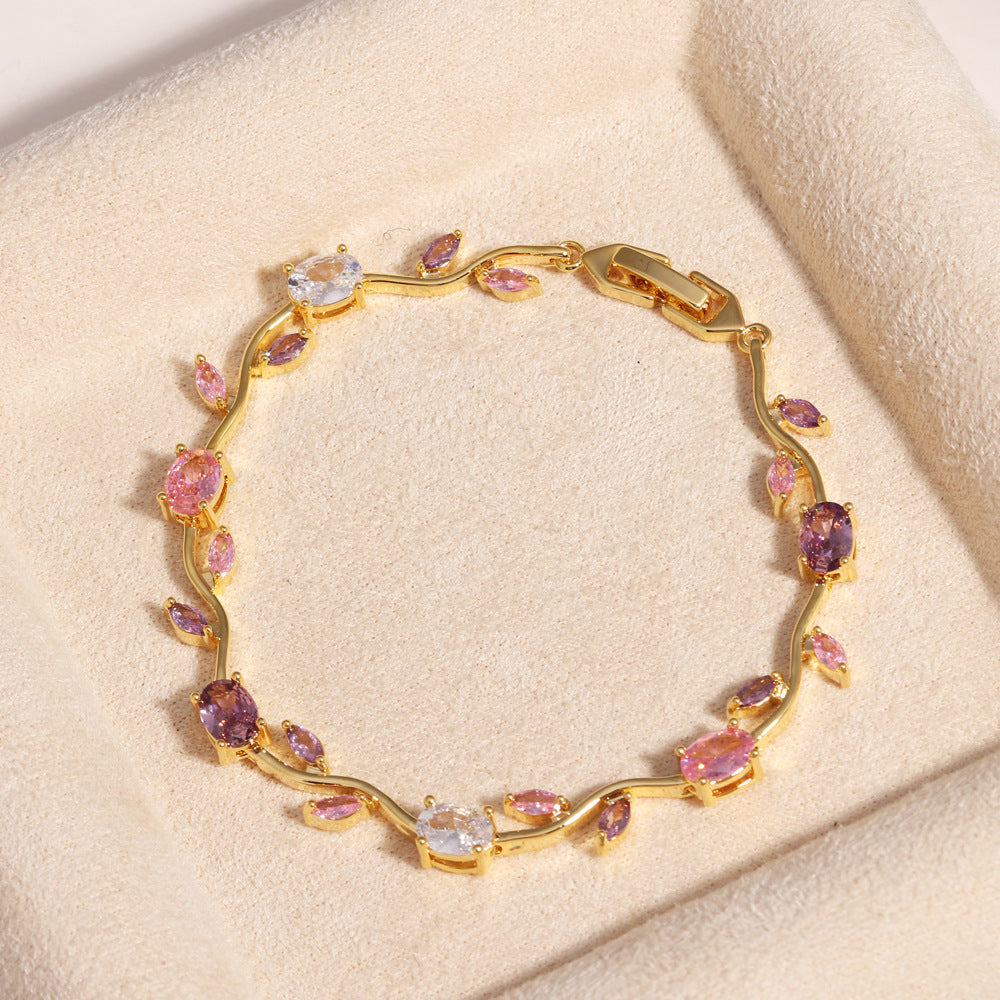 Verstellbares Zirkon-Armband – Bild 18 | LuxeStyle