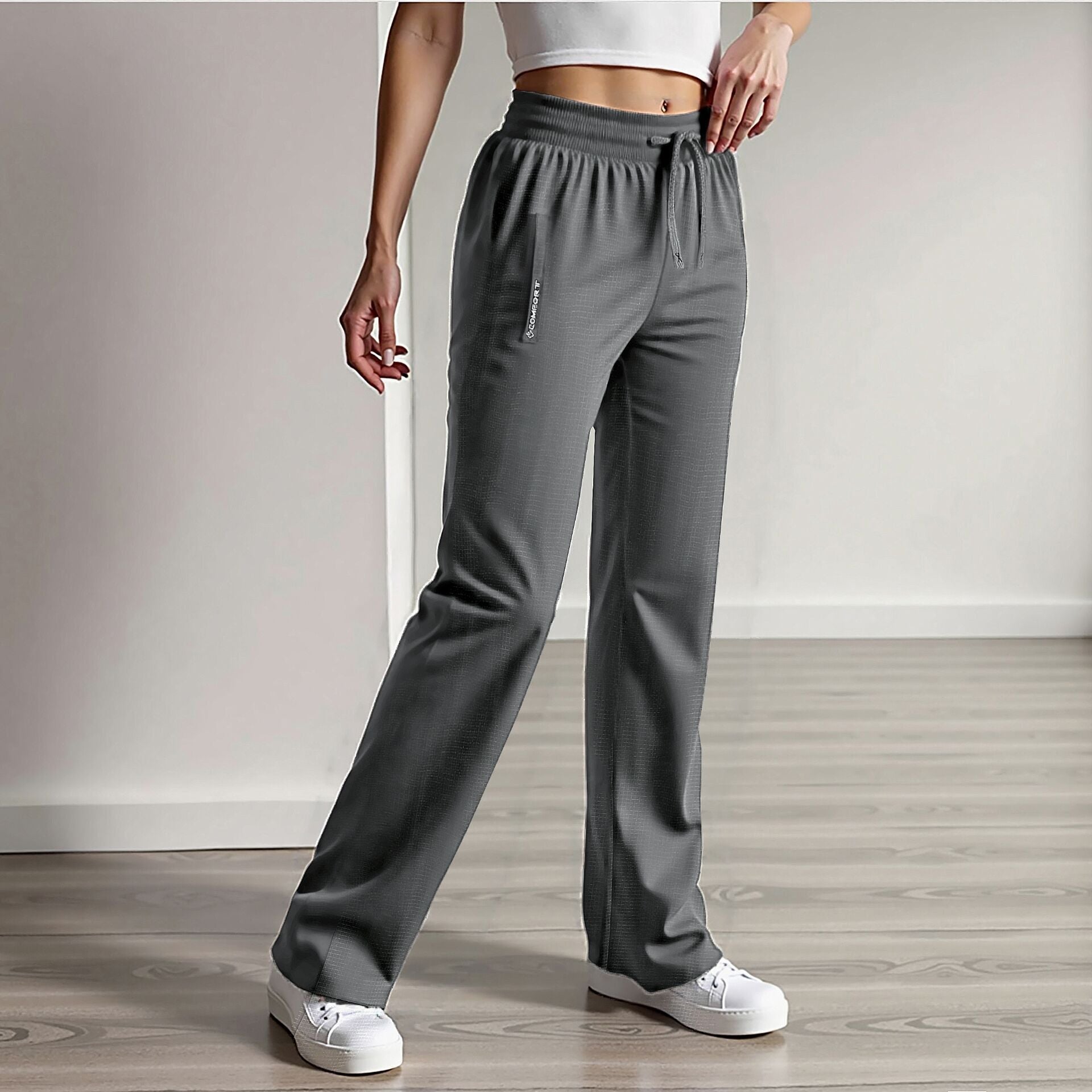 Leggings aus Eisseide mit hohem Bund