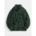 Herren Hoodie mit Ethno-Muster und Reissverschluss – Bild 5 | LuxeStyle