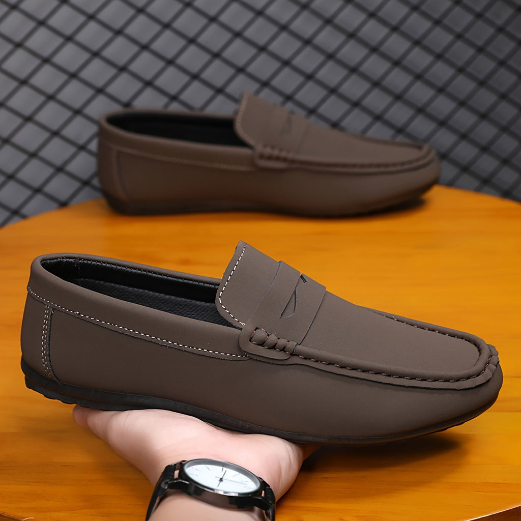 Herren Penny Loafers aus Canvas