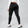 Schwarze Slim-Fit Leggings für Damen