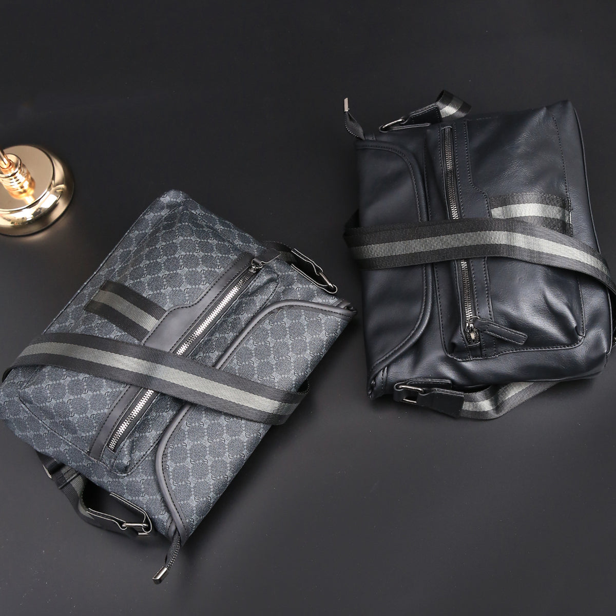 Männer Crossbody Rucksack Plaid – Bild 12 | LuxeStyle