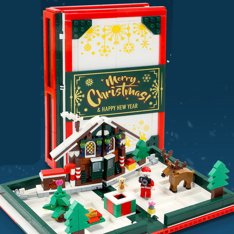 Weihnachts-Bausteine Buch – Weihnachtsmann Modell | LuxeStyle
