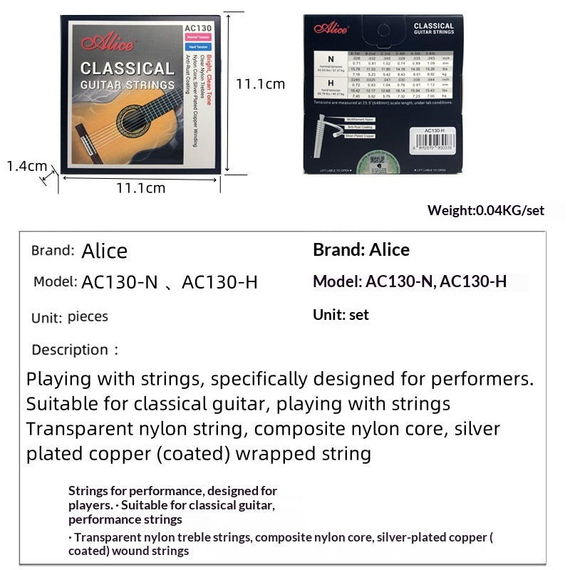 Klassische Gitarren Saiten
