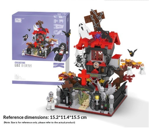 Halloween Cottage Bauklötze – Halloween-Haus-Set – Bild 4 | LuxeStyle
