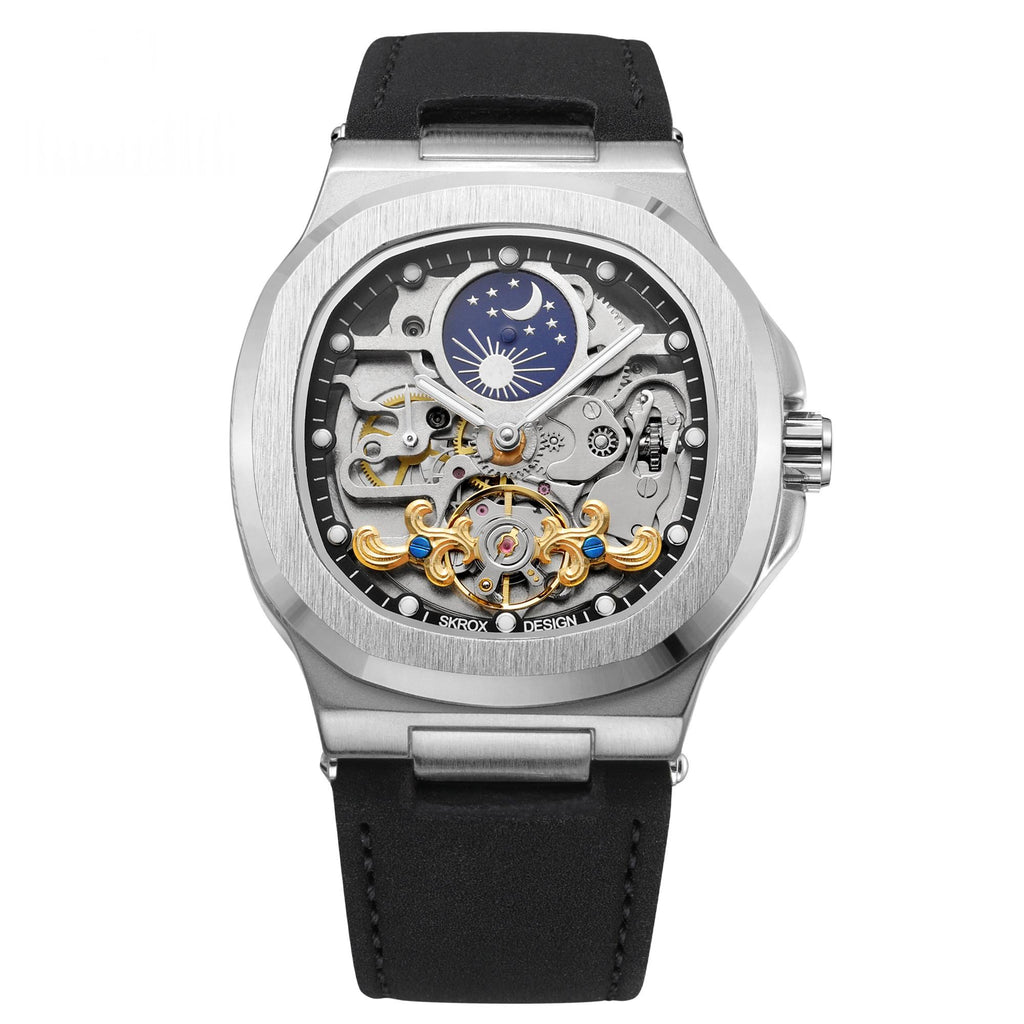 Vollautomatische mechanische Tourbillon-Uhr, quadratisch – Bild 3 | LuxeStyle