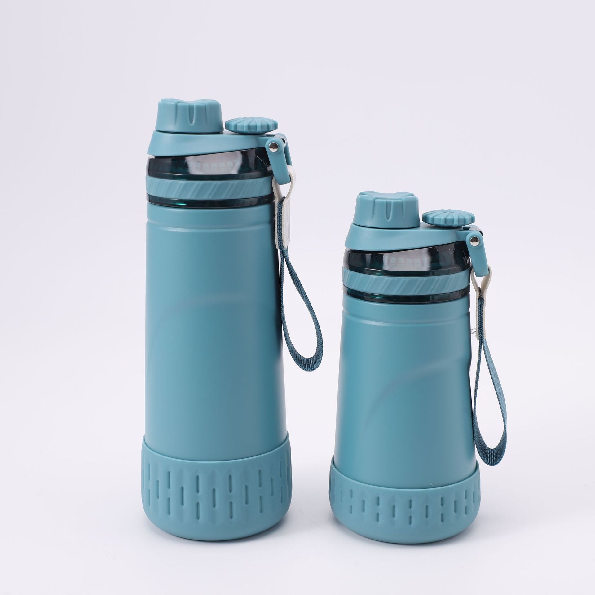 Isolierflasche mit Trinkhalm für Sport & Alltag