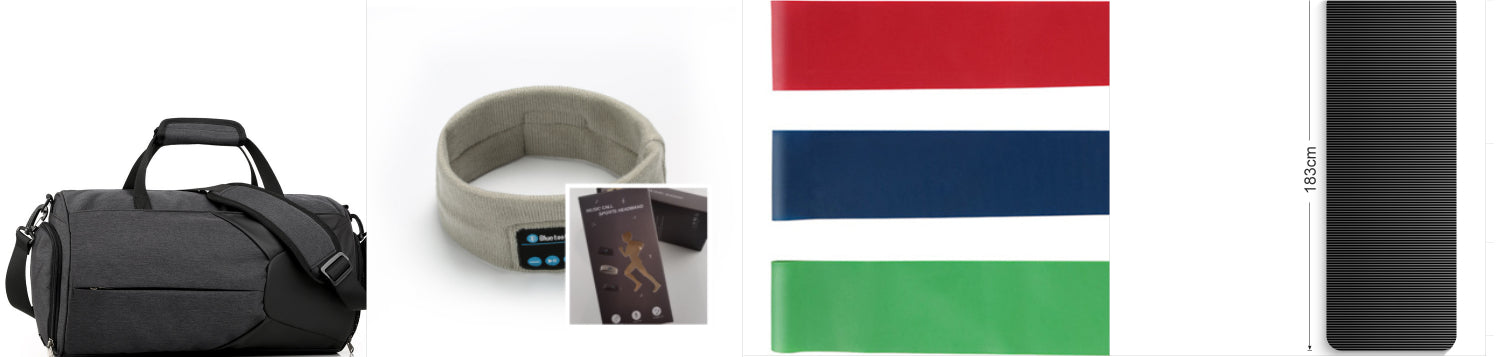Bluetooth-Stirnband für Fitness & Yoga